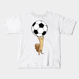 Squirrel with Soccer ball Kids T-Shirt